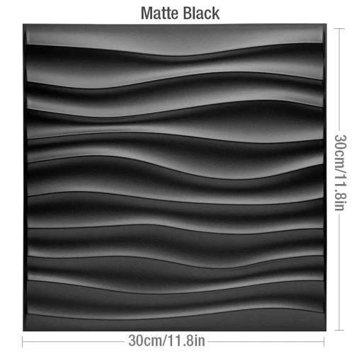 B-mat zwart-12PCS