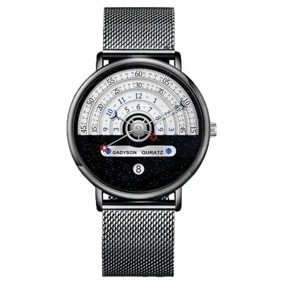 Image de Montre Homme Élégante avec Date - Acier Inoxydable & Quartz