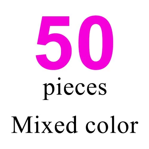 50pcs mix kleur