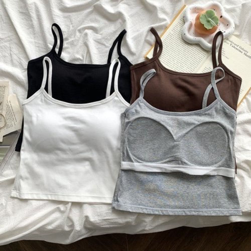 Image de Camisole Été Femme - Sans Manches & Bretelles Spaghetti