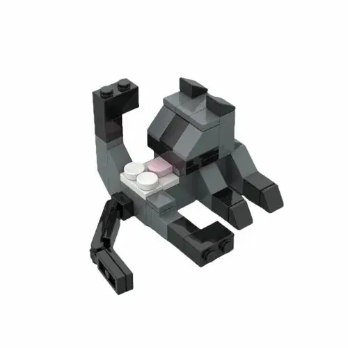 Image de Chat MOC City - Blocs de Construction Animaux