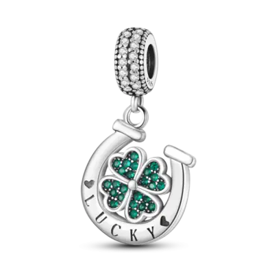 Image de Bracelet en Argent 925 avec Pendentifs Coeur Colorés