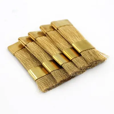 Image de Brosse à Dents en Cuivre pour Fraises Dentaires Propres