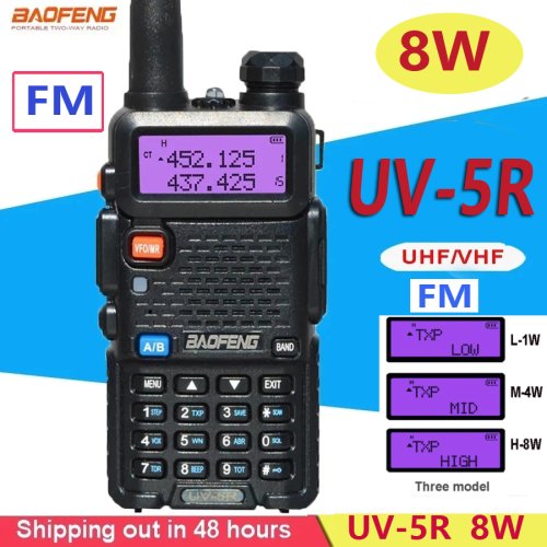 Immagine di Baofeng UV-5R 8W: Potente Walkie Talkie a Lungo Raggio