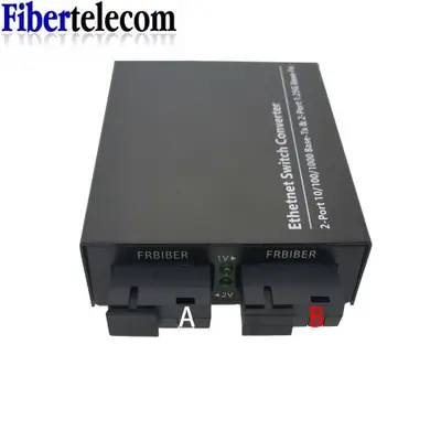 Image de Convertisseur Fibre Optique Gigabit 2xRJ45 + 2xSC