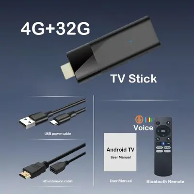 Image de Q12 Mini Clé TV Android 14 - Smart TV Box 4GB RAM / 64GB ROM