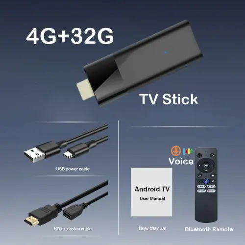 Image de Q12 Mini Clé TV Android 14 - Smart TV Box 4GB RAM / 64GB ROM