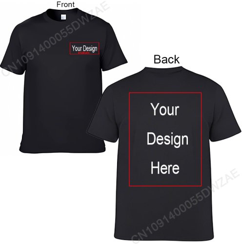 T-Shirt in Cotone Personalizzata da Uomo con Nome e Testo Su Misura – Stile Moderno, Taglie Extra Large 4XL e 5XL