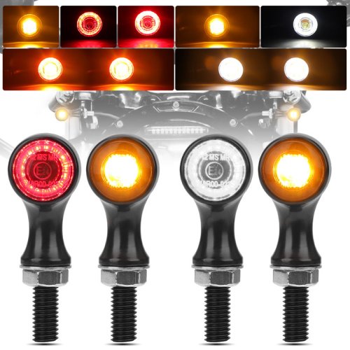 Imagen de Luz LED Trasera 3 en 1 para Motocicleta - Estilo Cafe Racer