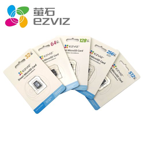 Image of Original Ezviz High-Speed MicroSD Card 32GB, 64GB, 128GB, 256GB Class 10 for Hikvision Security Cameras – Reliable Storage Solution
