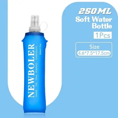 Image de Bouteille d'eau pliable 250/500ml - TPU souple & léger