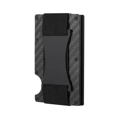 Image de Portefeuille RFID Mince en Aluminium - Protection Anti-vol pour Hommes et Femmes