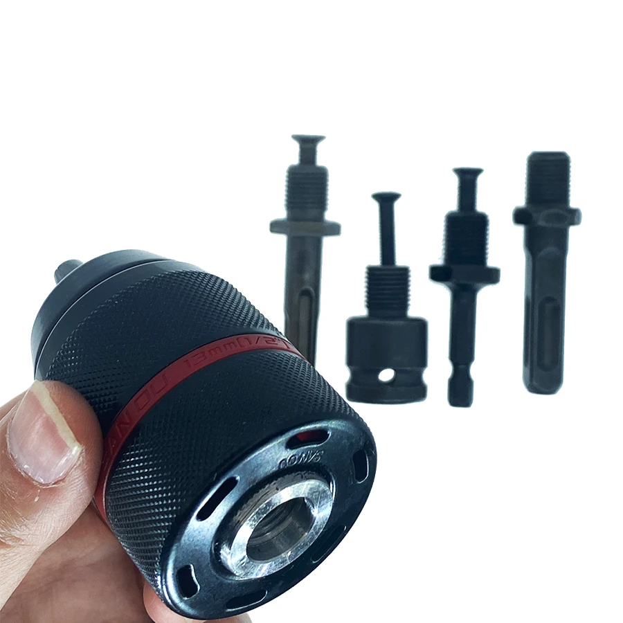 Image de Mandrin de Perçage Robuste 1/2" - Adaptateur SDS & Hexagonal