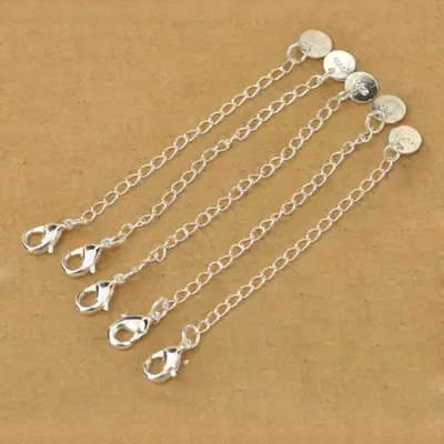 Image de Chaînes d'extension 925 argent sterling pour bijoux fantaisie