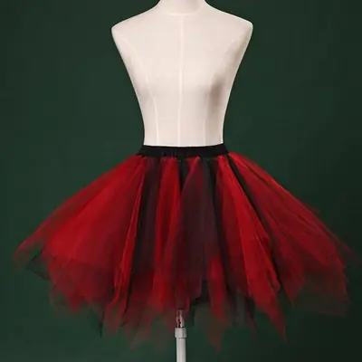 Image de Jupe Tutu Lolita Multicolore Bouffante