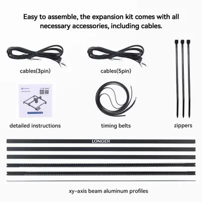 Image de Kit Extension Axe XY pour Graveur Laser Ray5