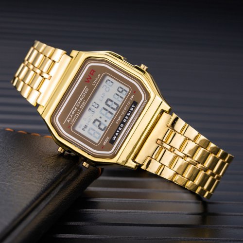 Imagen de Reloj Digital Militar Deportivo F-91W para Hombre y Mujer, Estilo Vintage con Pantalla LED, Resistente al Agua y Caja de Plástico Duradero