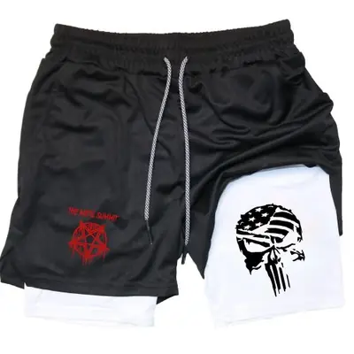 Image de Short de Sport Homme Imprimé - Séchage Rapide & Performance