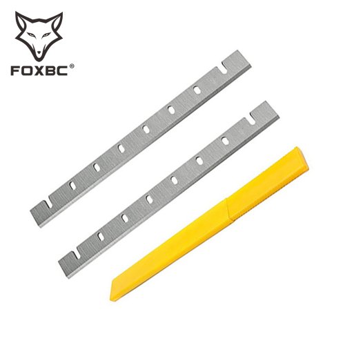 Immagine di FOXBC Lame per pialla da 12,5 pollici di ricambio DW7332 per coltello pialla per legno DeWalt DW733 per la lavorazione del legno - SET DA 2