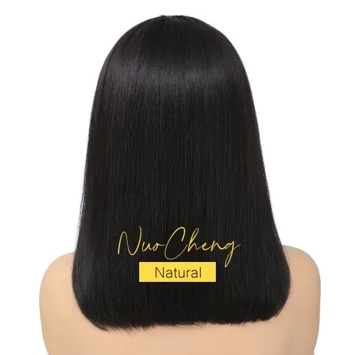 Image de Perruque Bob Dentelle Frontale Cheveux Humains Naturels