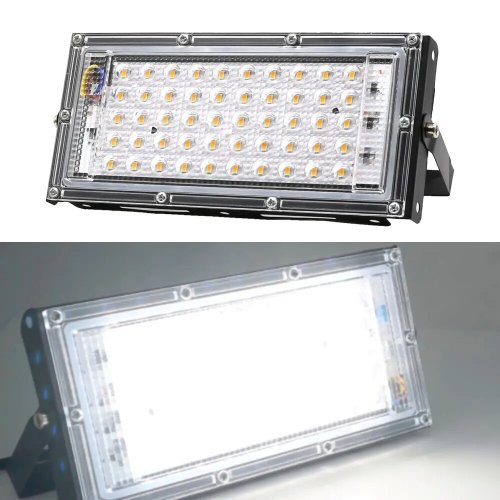 Afbeelding van 50W LED Reflector Schijnwerper Buitenverlichting IP65 Waterdichte Spotlight 220V Tuinverlichting Projectoren Wandlamp