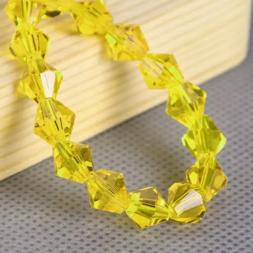 Image de Perles Bicone en Verre Cristal - 2mm à 8mm pour Bijoux DIY