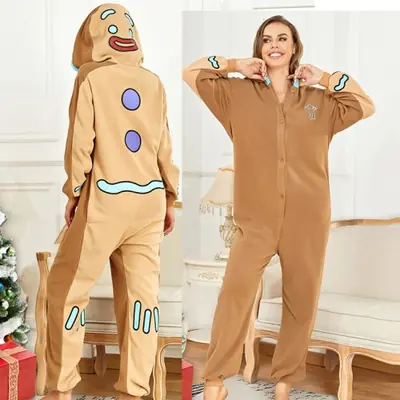 Image de Pyjama Kigurumi Sourire Polaire - Déguisement Doudou