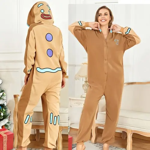 Image de Pyjama Kigurumi Sourire Polaire - Déguisement Doudou