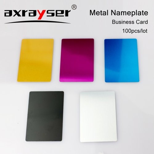Bild von 100 Stück Metall-Typenschilder – Lasergravur für Industrie & Maschinen