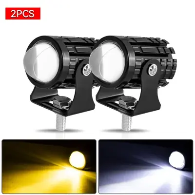 Image de Projecteurs LED Mini Phares Moto & Voiture - Éclairage Puissant