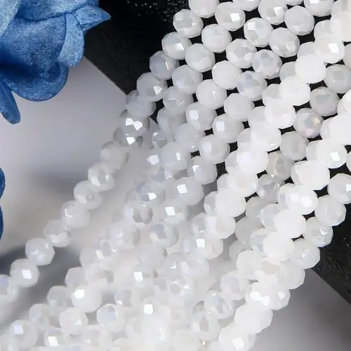 Image de Perles Cristal Facettées 4-8mm - Parfaites pour la Création de Bijoux