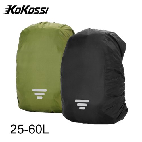 Imagen de KoKossi-mochila impermeable de 25-60L, funda para lluvia para deportes al aire libre, funda para lluvia, bolsa para acampar al aire libre, senderismo, cubierta antipolvo para mochila escolar