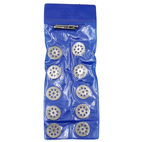 Image de Mini Disque Diamant Pointu 22mm - Lot de 10 pour Dremel & Outils Rotatifs