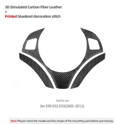 Image de Couvercle de Volant Alcantara + Autocollants Carbon Fiber M Performance