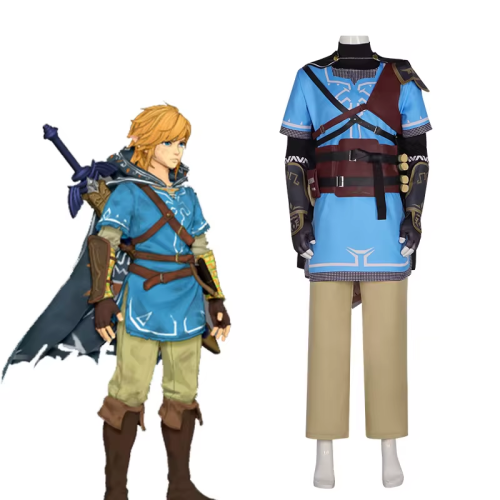 Afbeelding van Spel Zelda Cosplay Adem Van De Wilde Link Cosplay Kostuum Shirt Mantel Accessoires Sets Volwassen Kinderen Outfit Voor Carnavalsfeest