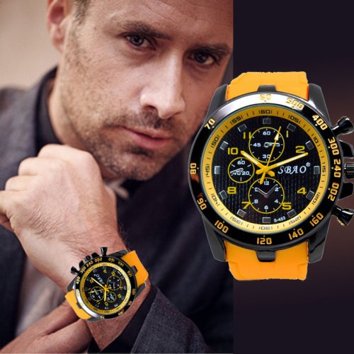 Immagine di Top Luxury Brand Orologio al quarzo da uomo cinturino in silicone orologi militari 30ATM orologio da polso impermeabile Relogio Masculino 2024