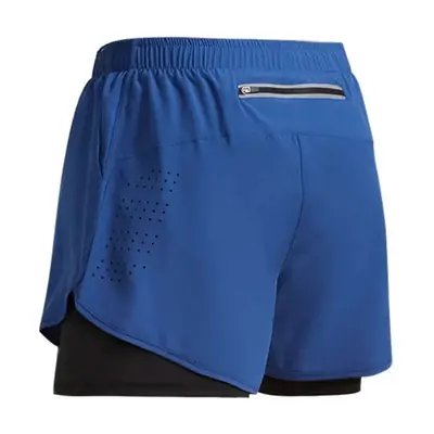 Image de Shorts de sport homme 2 en 1 rapide séchage gym plage course