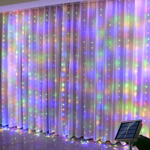 Image de Guirlande Lumineuse Solaire LED - Décoration Féerique pour Extérieur