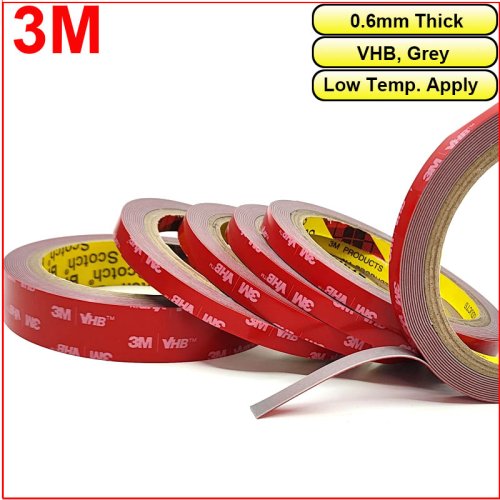 Image of 3M Ultra-Thin 0.6mm VHB Double-Sided Foam Tape for Metal and Plastic – Permanent, Low-Temperature Bonding Solution