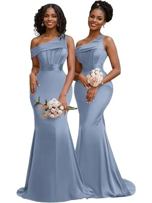 Stoffig blauw