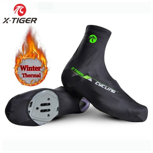 Bild von X-TIGER Fahrrad Schuh überzug Winter Thermo Fleece MTB Fahrrad Übers chuhe Frauen Männer Rennrad Fahrrad Schuhe Abdeckung