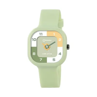 Image de Montre Carrée Élégante pour Couples - Édition Coréenne