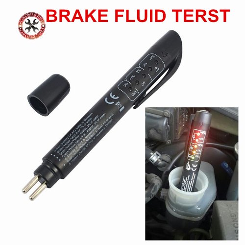 Immagine di Nuovo miglior tester per liquido freni LED strumento di test automobilistico per veicoli per auto tester per fluido penna per tester per liquido freni per auto in stock