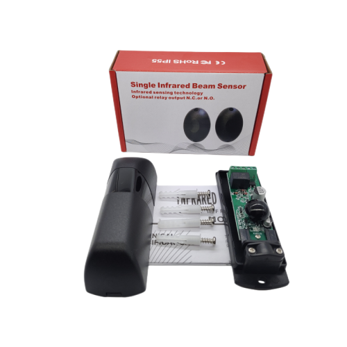 Image of Universal Infrared Safety Beam Sensor for Gate Opener Motors – Reliable Photoelectric Eye with Dual-Beam Detection for Enhanced Security and Automatic Operation