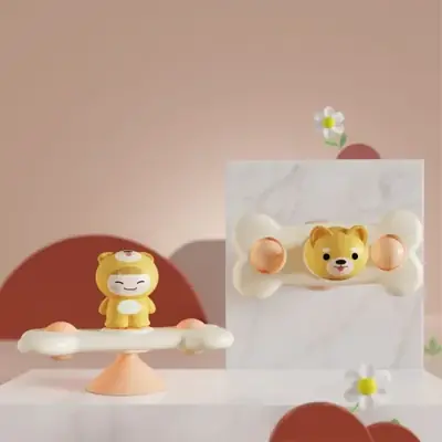 Image de Jouet de Bain Amusant pour Bébé - Spinner Ventouse Éducatif