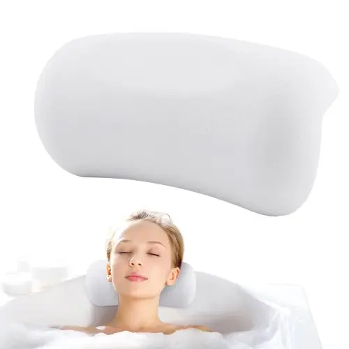 Image de Oreiller de Bain Spa Confortable avec Ventouses