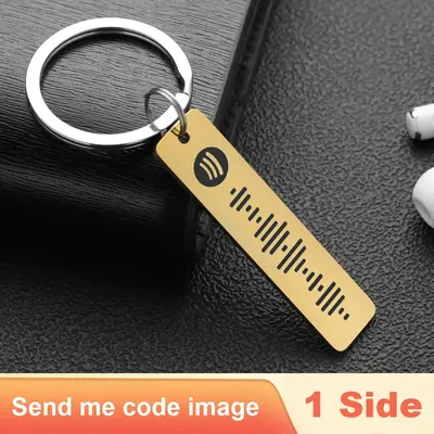 Image de Porte-clés Spotify Personnalisé - Cadeau Musical Unique