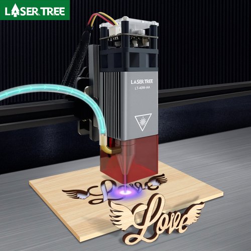Image de Tête Laser Bleue 4W/5W - Graveur Laser pour Bricolage et Bois