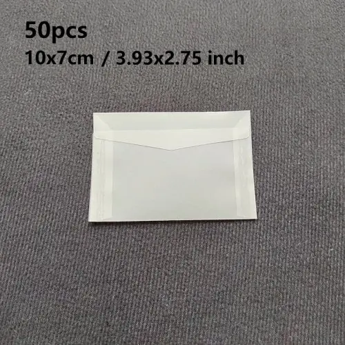 Image de Enveloppes Translucides Vierges - 50 Pièces