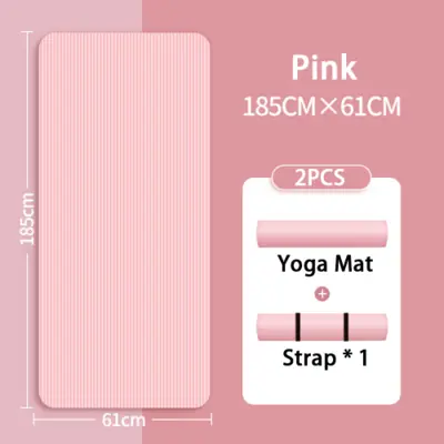 Image de Tapis de Yoga Épais 8mm Antidérapant - Idéal pour Débutants